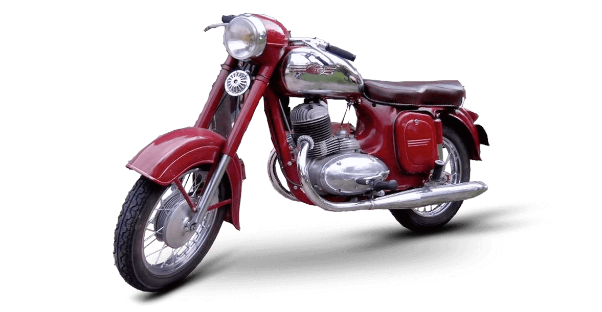 Jawa 250 Type 350 Kývačka